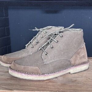 Roper Crepe Mens Waxy Tan Leather Everett‎ Ankle Boots chukka 10  Excellent